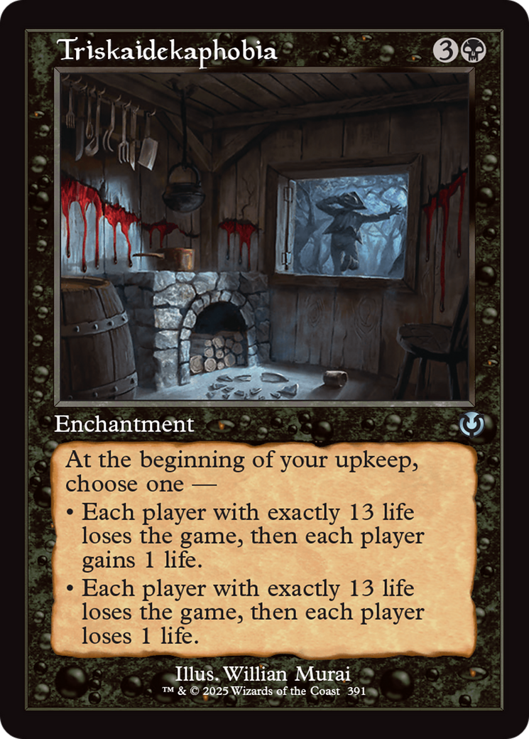 Triskaidekaphobia (Retro Frame) [Innistrad Remastered] | I Want That Stuff Brandon