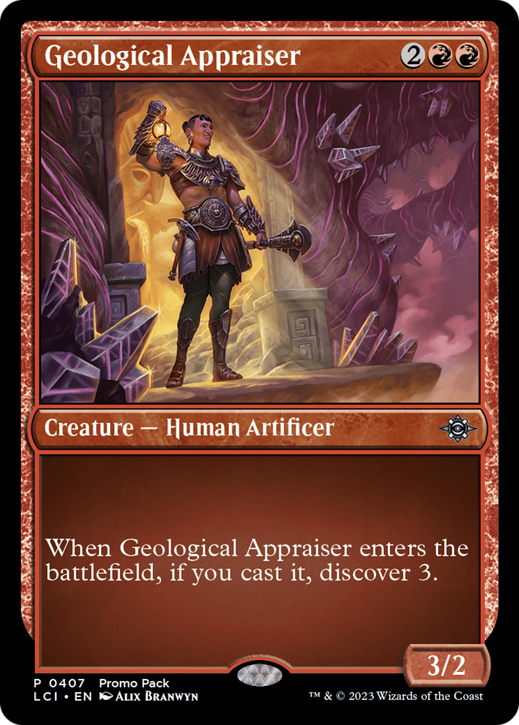 Geological Appraiser [The Lost Caverns of Ixalan Promos] | I Want That Stuff Brandon