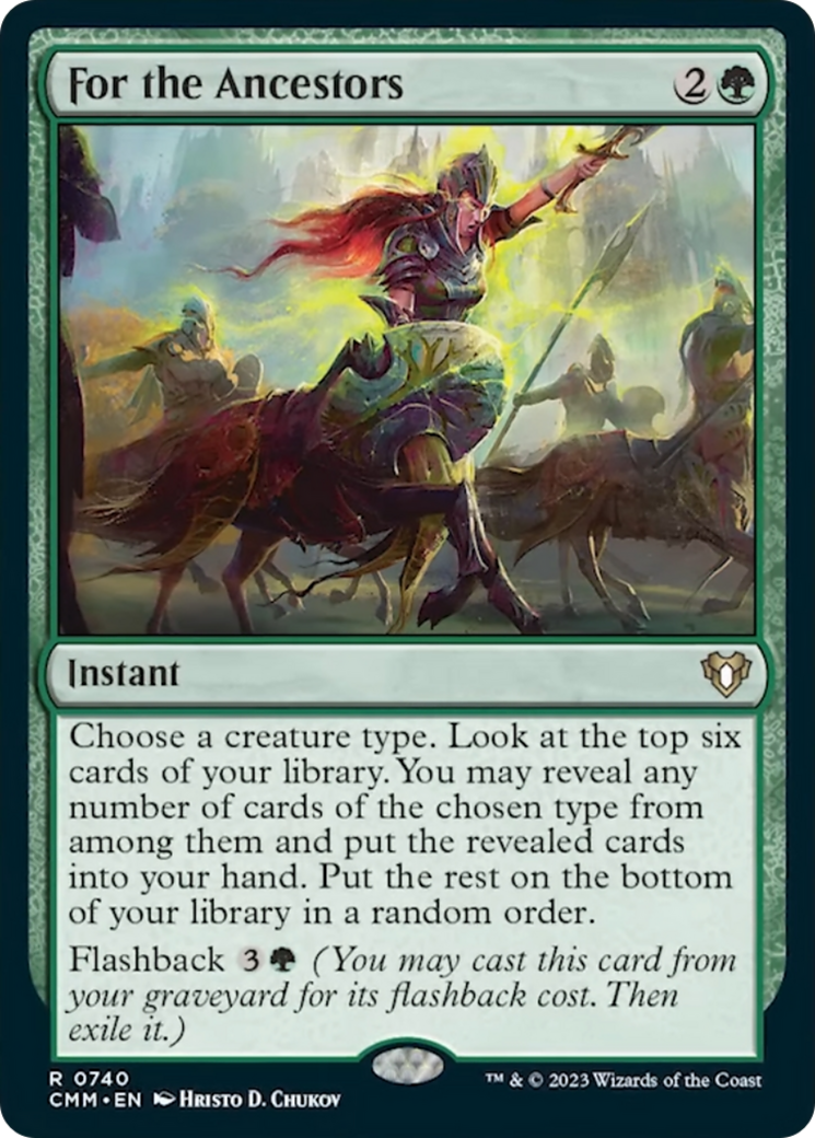 For the Ancestors [Commander Masters] | I Want That Stuff Brandon