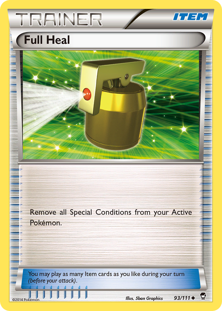 Full Heal (93/111) [XY: Furious Fists] | I Want That Stuff Brandon