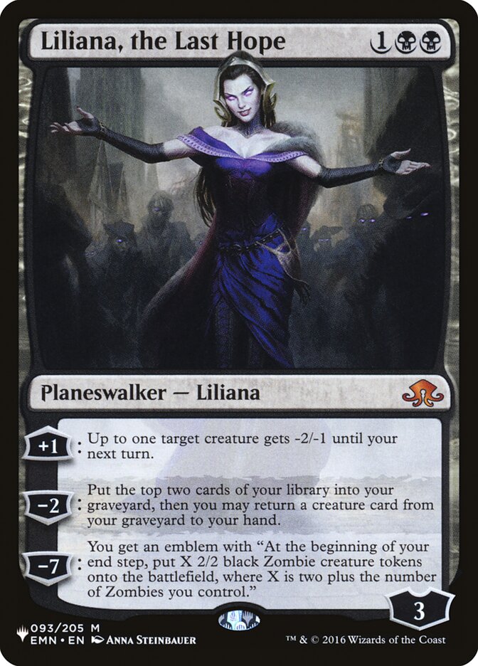 Liliana, the Last Hope [The List] | I Want That Stuff Brandon