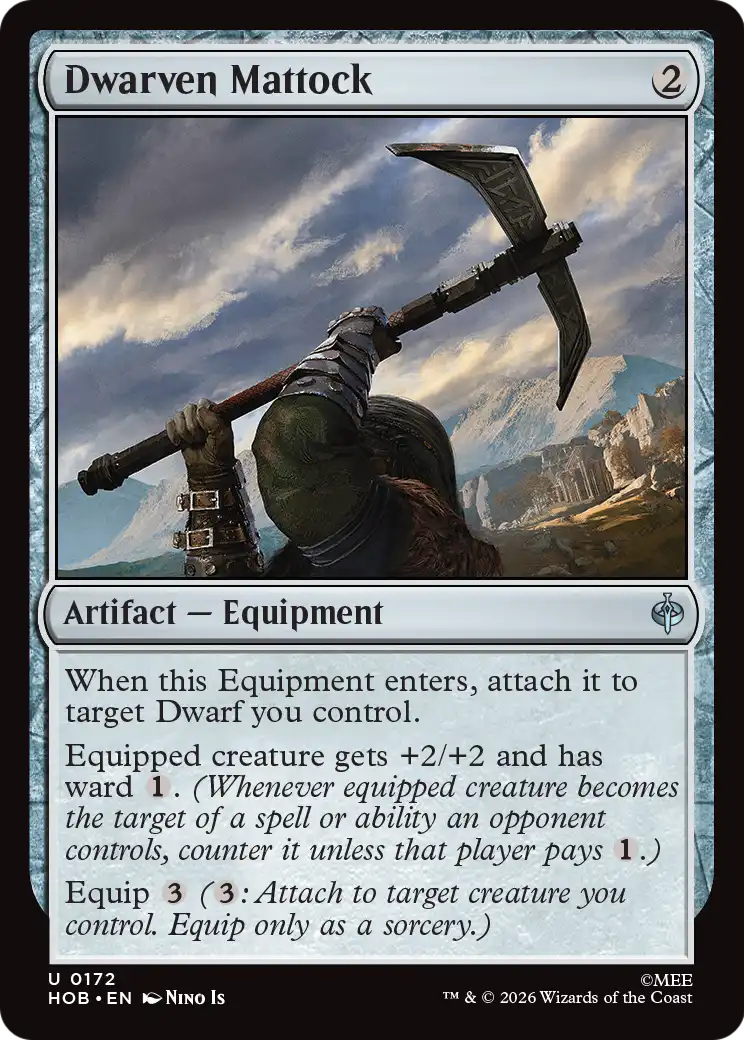 Dwarven Mattock [The Hobbit] | I Want That Stuff Brandon