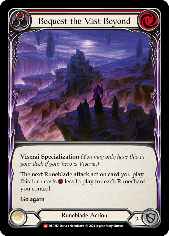 Bequest the Vast Beyond [DTD212] (Dusk Till Dawn)  Rainbow Foil | I Want That Stuff Brandon