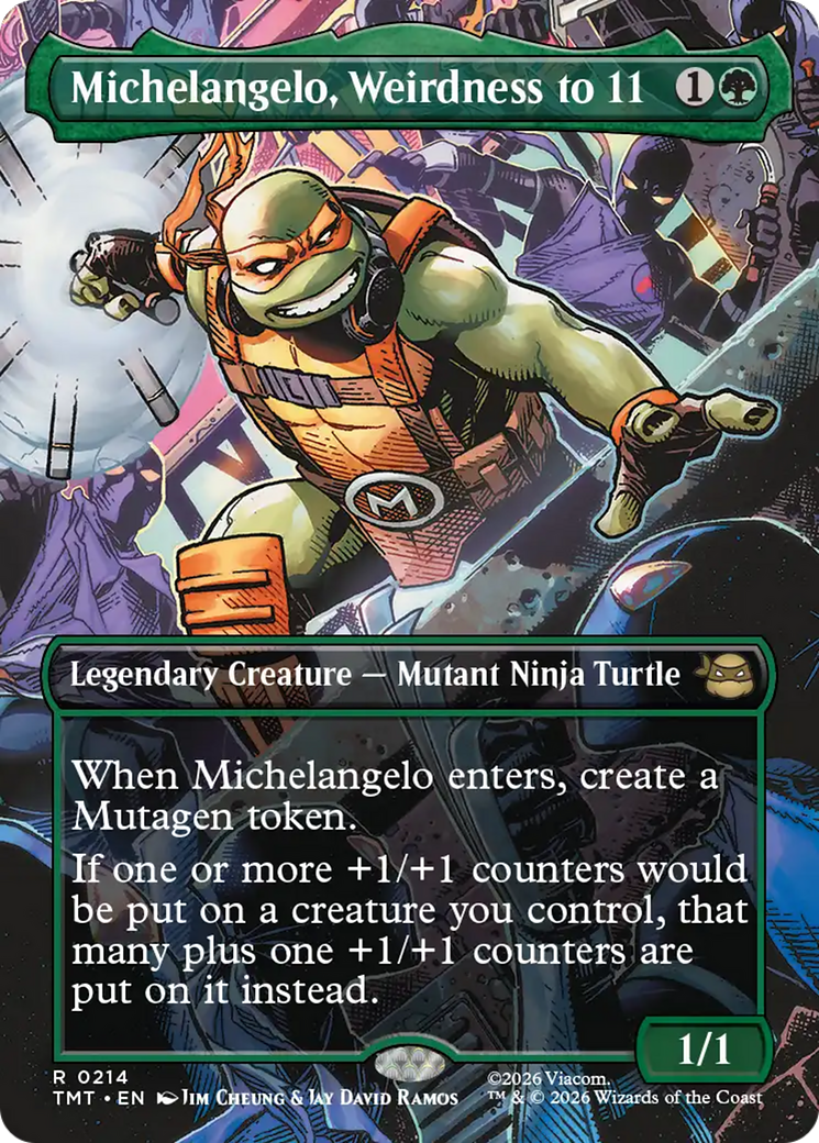 Michelangelo, Weirdness to 11 (Borderless) [Teenage Mutant Ninja Turtles] | I Want That Stuff Brandon