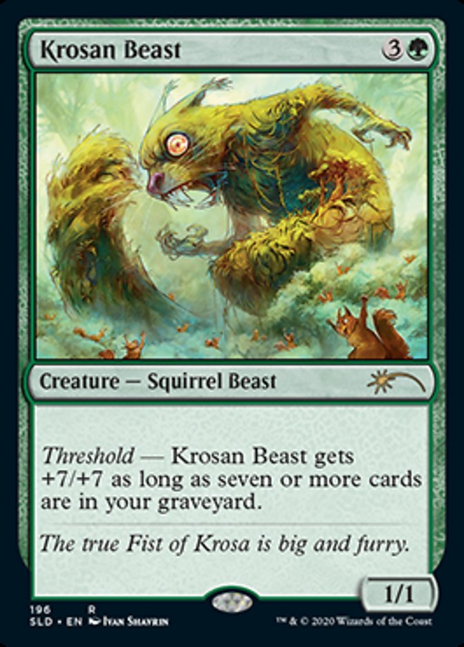 Krosan Beast [Secret Lair Drop Series] | I Want That Stuff Brandon