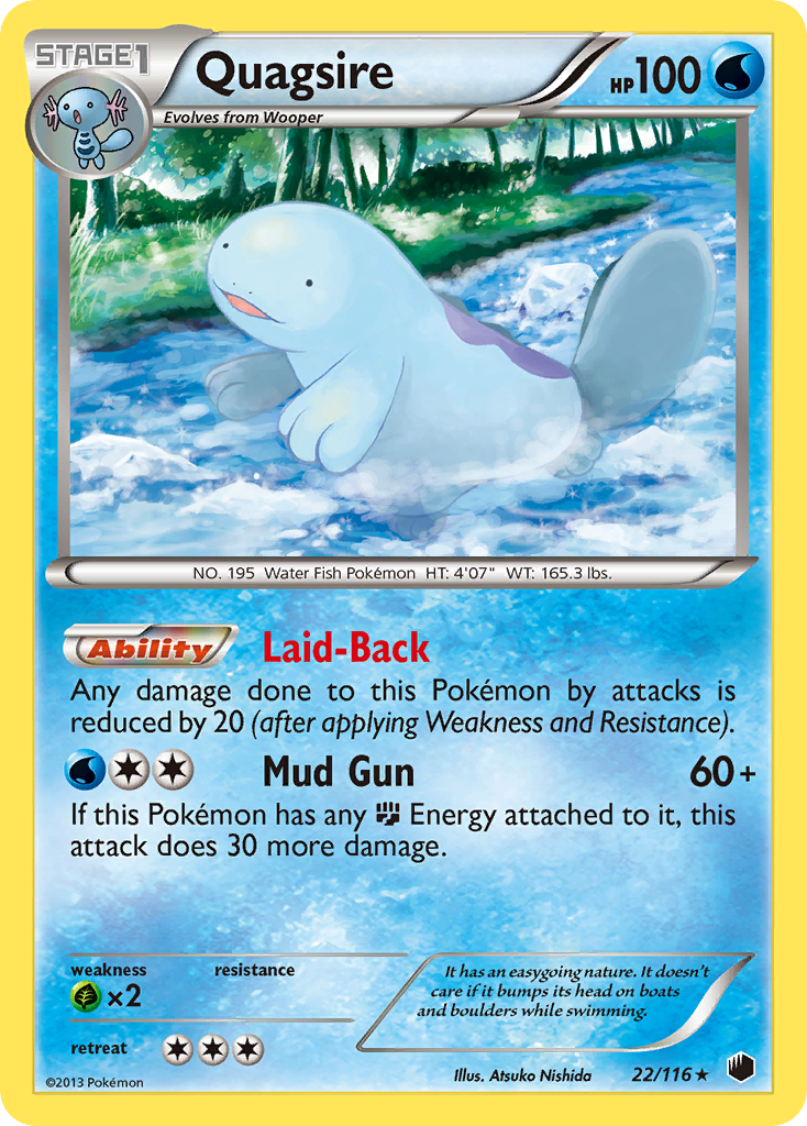 Quagsire (22/116) [Black & White: Plasma Freeze] | I Want That Stuff Brandon