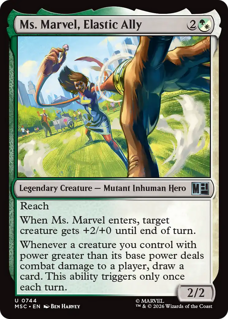 Ms. Marvel, Elastic Ally [Marvel Super Heroes Commander] | I Want That Stuff Brandon