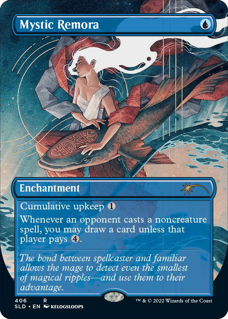 Mystic Remora (Borderless) [Secret Lair Drop Series] | I Want That Stuff Brandon