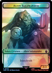 Dalek // Alien Salamander Double-Sided Token (Surge Foil) [Doctor Who Tokens] | I Want That Stuff Brandon