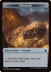 Goblin // Treasure Double-Sided Token [Foundations Tokens] | I Want That Stuff Brandon