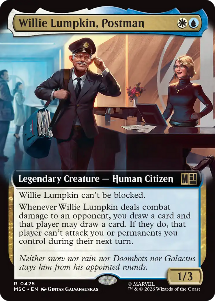 Willie Lumpkin, Postman (Extended Art) [Marvel Super Heroes Commander] | I Want That Stuff Brandon