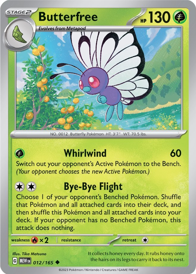 Butterfree (012/165) [Scarlet & Violet 151] | I Want That Stuff Brandon