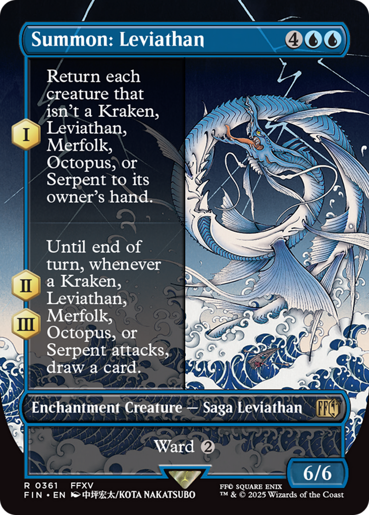 Summon: Leviathan (Borderless) [FINAL FANTASY] | I Want That Stuff Brandon