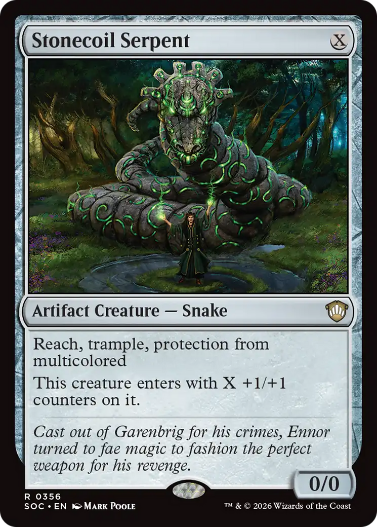 Stonecoil Serpent [Secrets of Strixhaven Commander] | I Want That Stuff Brandon