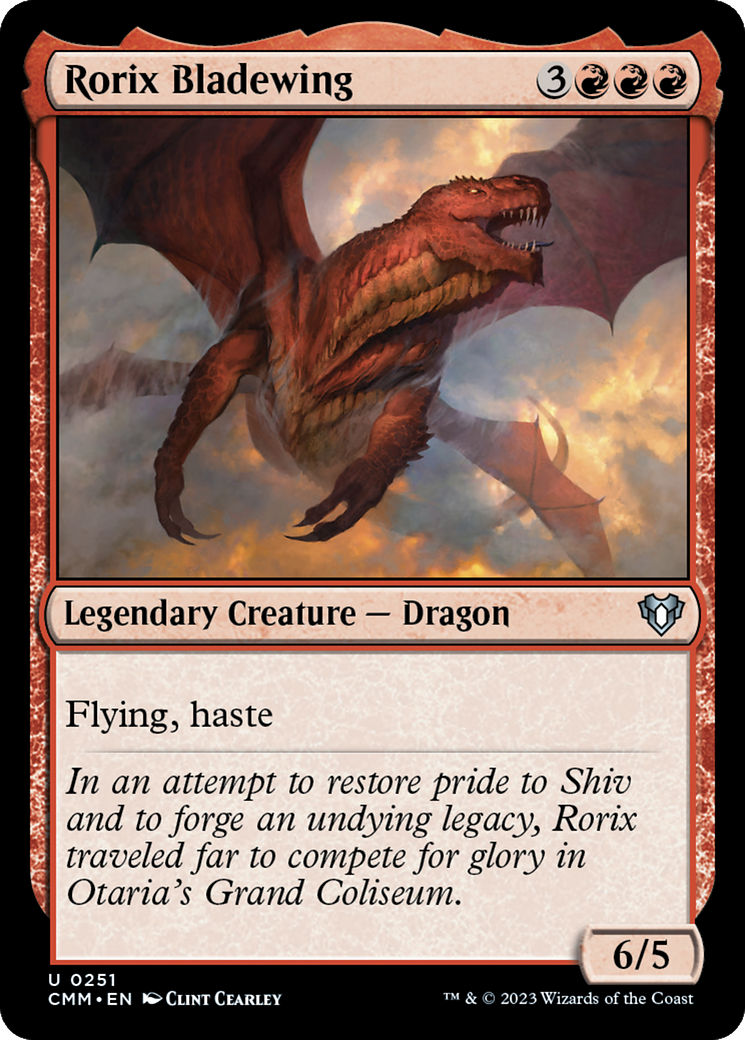 Rorix Bladewing [Commander Masters] | I Want That Stuff Brandon