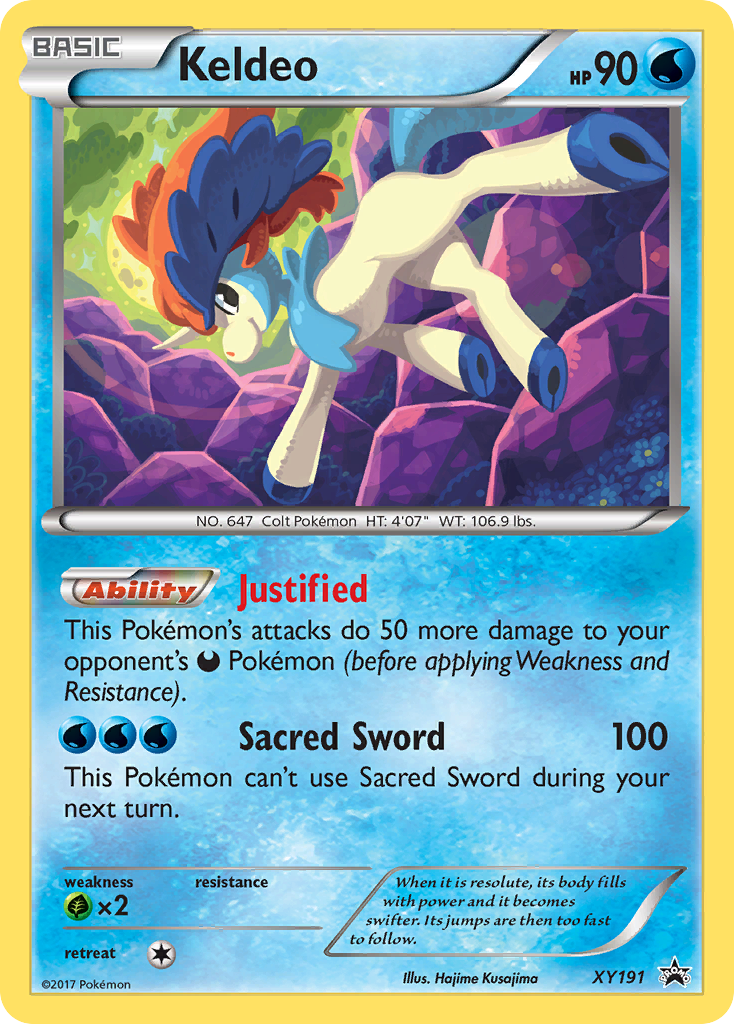 Keldeo (XY191) [XY: Black Star Promos] | I Want That Stuff Brandon