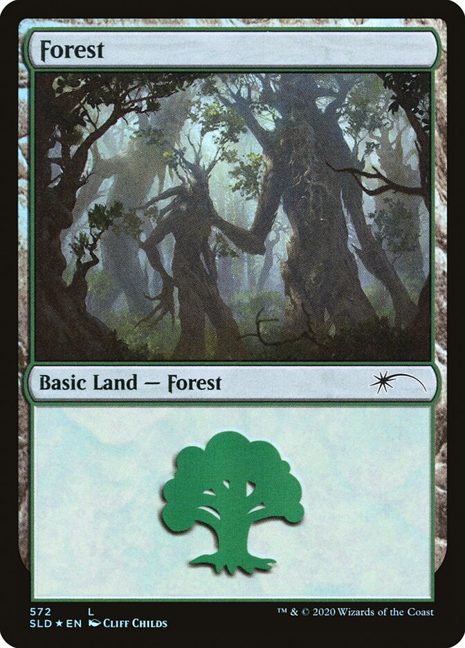 Forest (Tree Hugging) (572) [Secret Lair Drop Promos] | I Want That Stuff Brandon