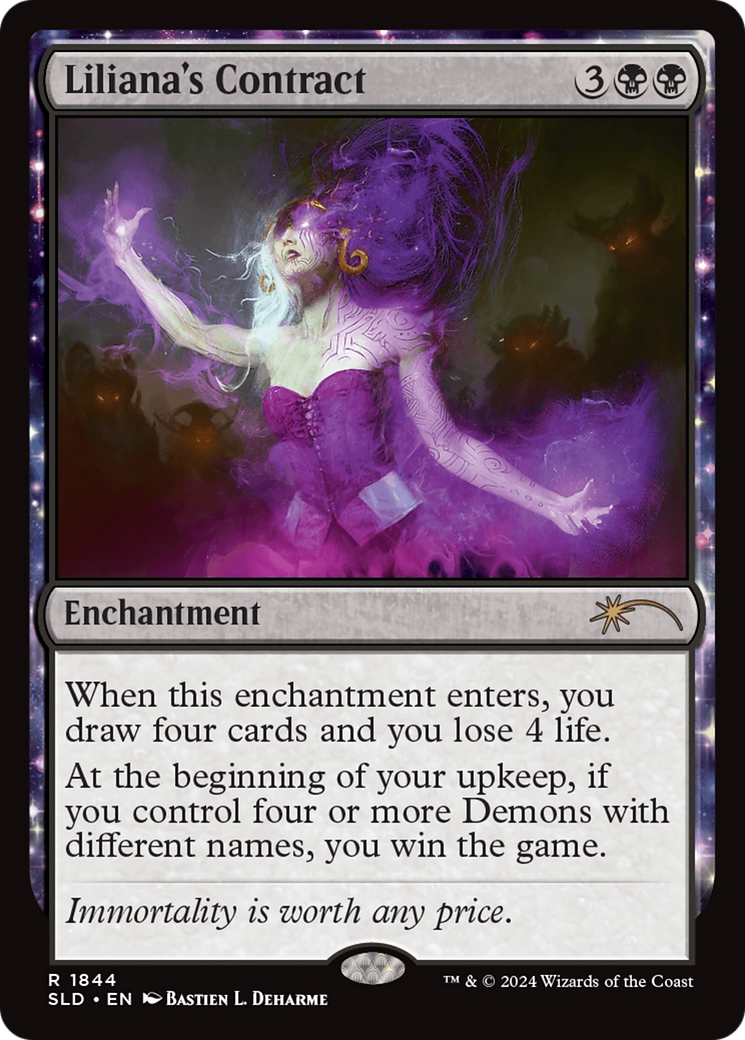 Liliana's Contract (1844) [Secret Lair Drop Series] | I Want That Stuff Brandon