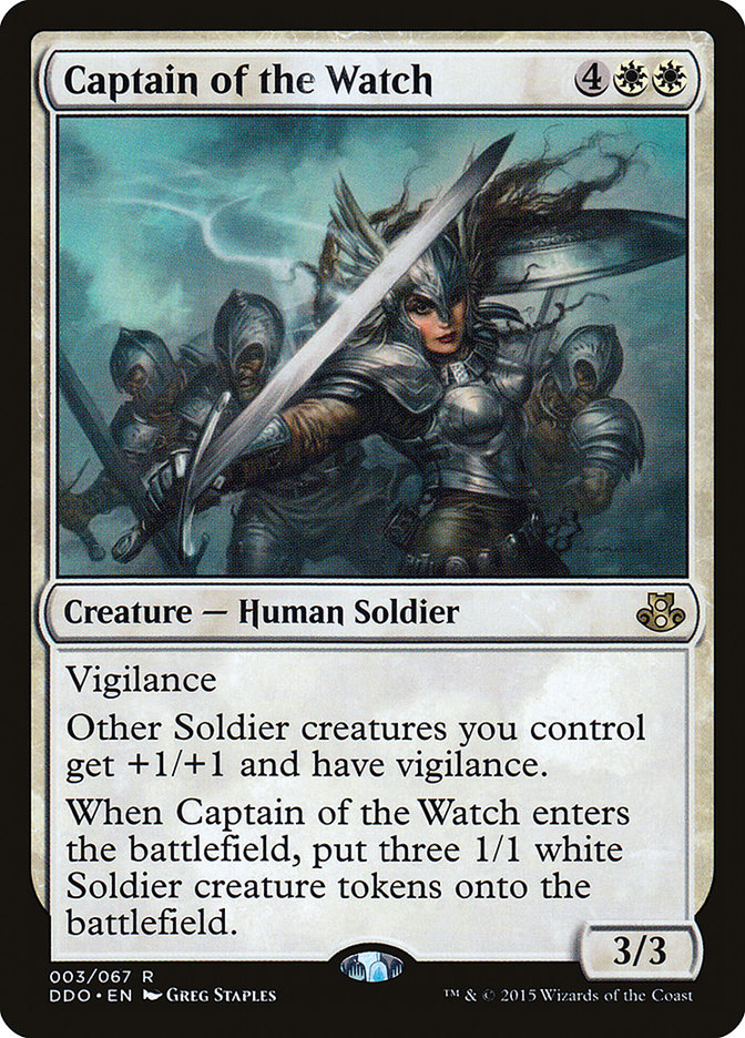Captain of the Watch [Duel Decks: Elspeth vs. Kiora] | I Want That Stuff Brandon