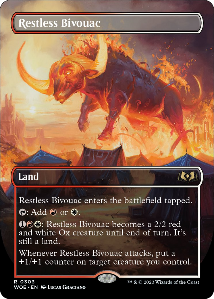Restless Bivouac (Borderless Alternate Art) [Wilds of Eldraine] | I Want That Stuff Brandon
