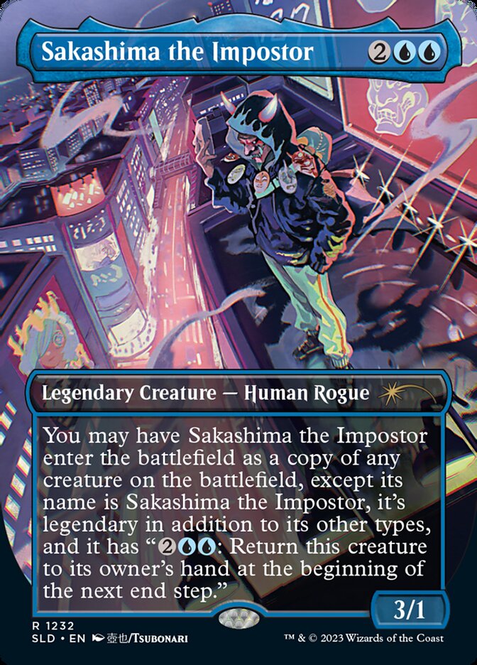 Sakashima the Impostor (Borderless) [Secret Lair Drop Series] | I Want That Stuff Brandon