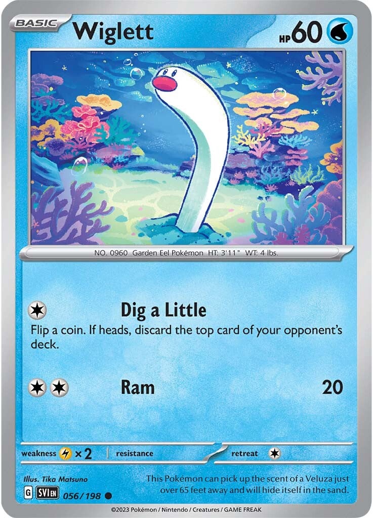 Wiglett (056/198) [Scarlet & Violet: Base Set] | I Want That Stuff Brandon
