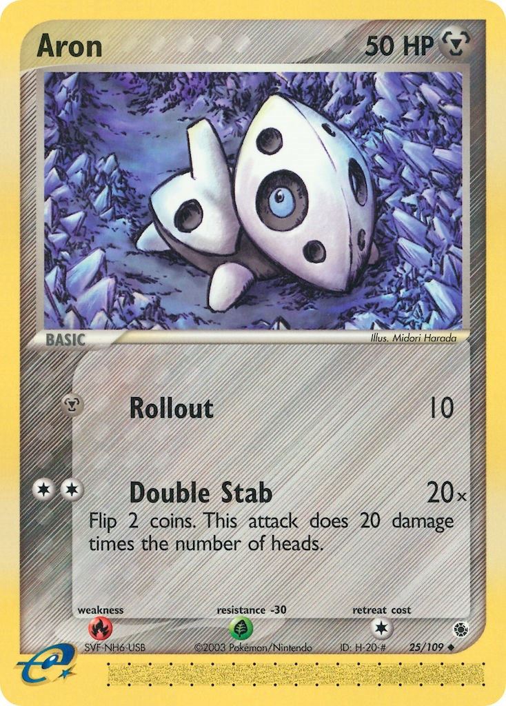 Aron (25/109) [EX: Ruby & Sapphire] | I Want That Stuff Brandon