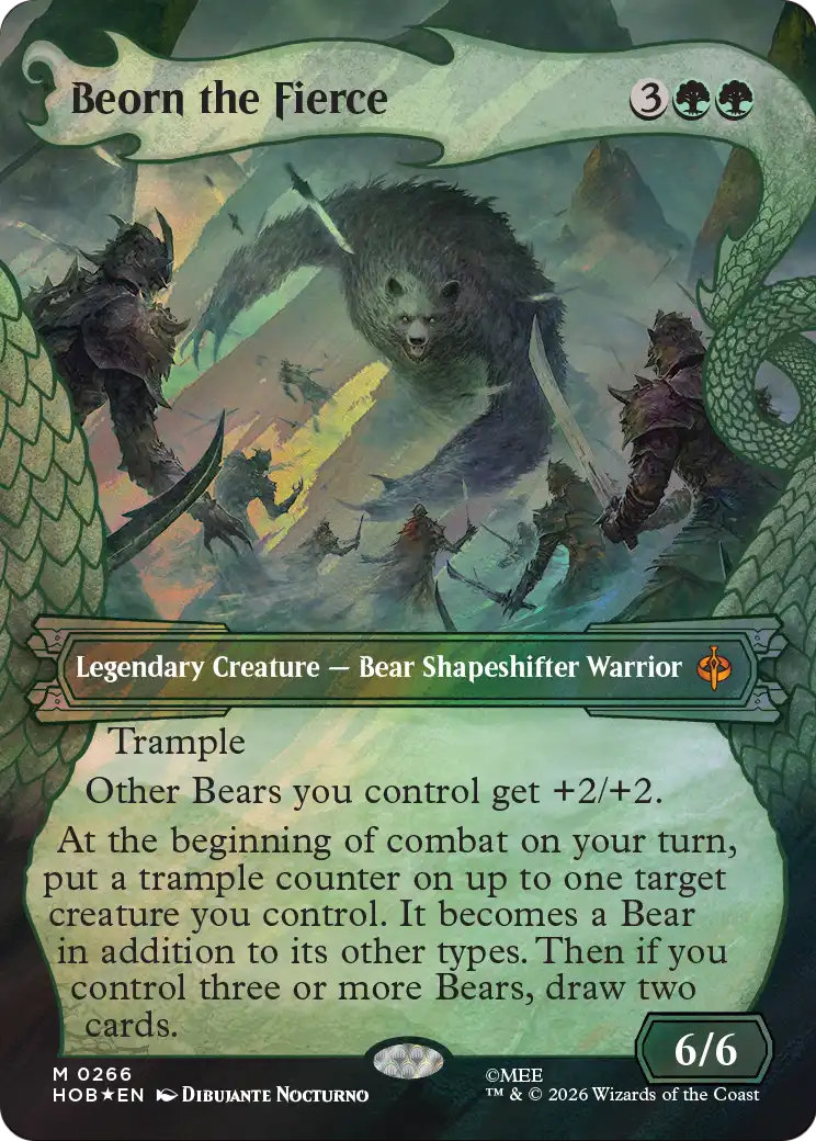 Beorn the Fierce (Showcase) (Surge Foil) [The Hobbit] | I Want That Stuff Brandon