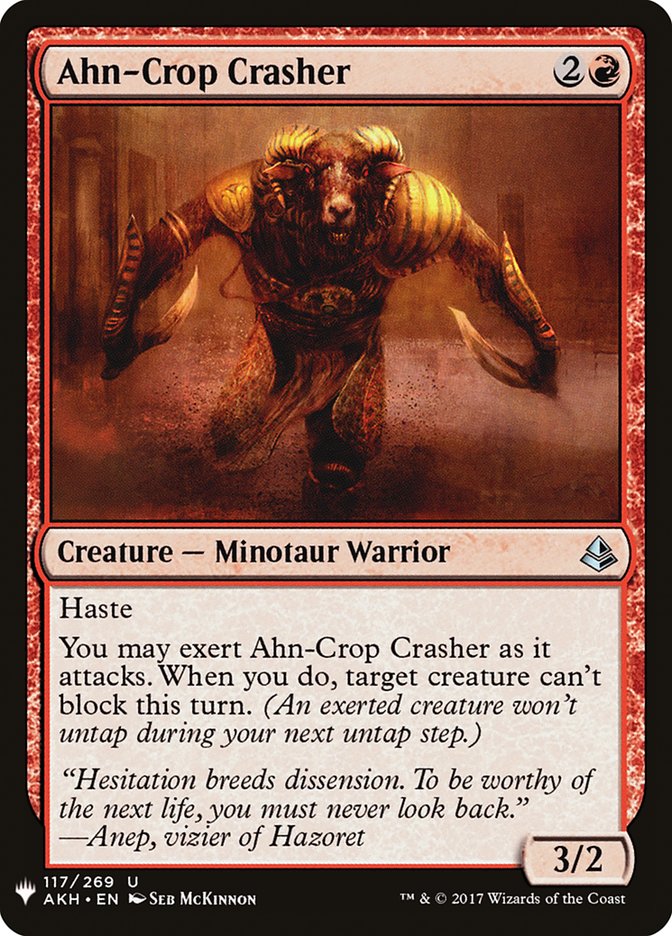 Ahn-Crop Crasher [Mystery Booster] | I Want That Stuff Brandon