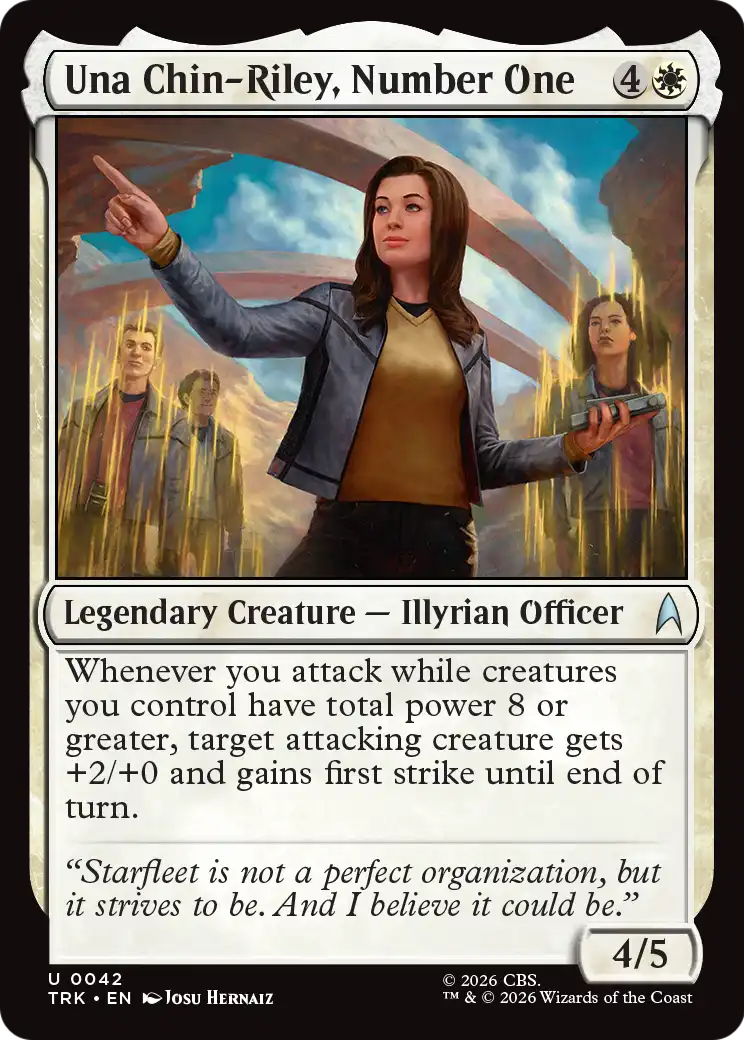 Una Chin-Riley, Number One [Star Trek] | I Want That Stuff Brandon