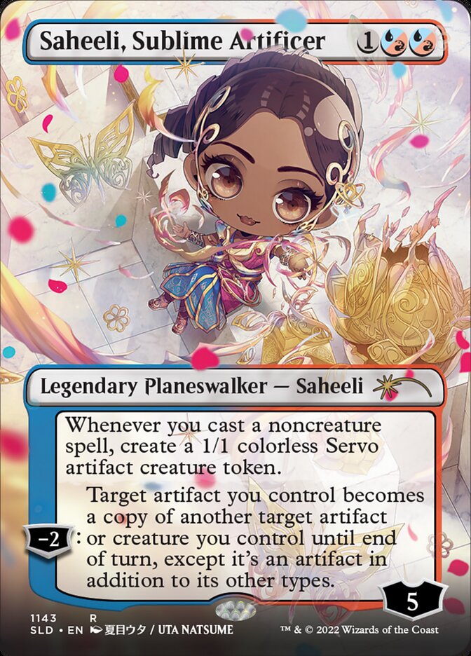 Saheeli, Sublime Artificer (Borderless) [Secret Lair Drop Series] | I Want That Stuff Brandon