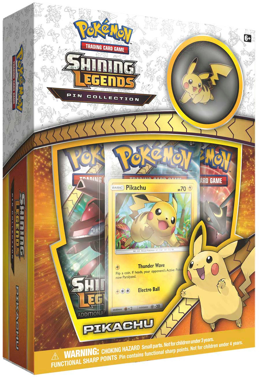 Shining Legends - Pin Collection (Pikachu) | I Want That Stuff Brandon