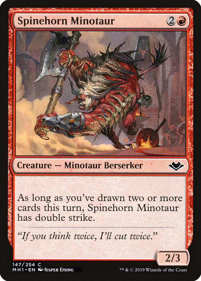 Spinehorn Minotaur [Modern Horizons] | I Want That Stuff Brandon