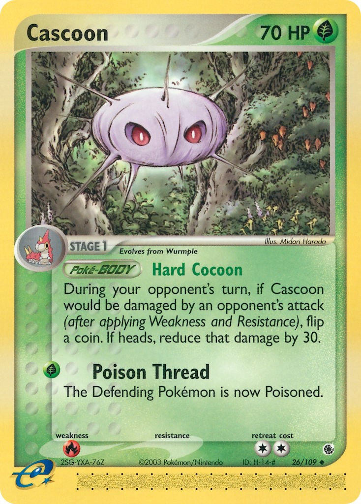 Cascoon (26/109) [EX: Ruby & Sapphire] | I Want That Stuff Brandon