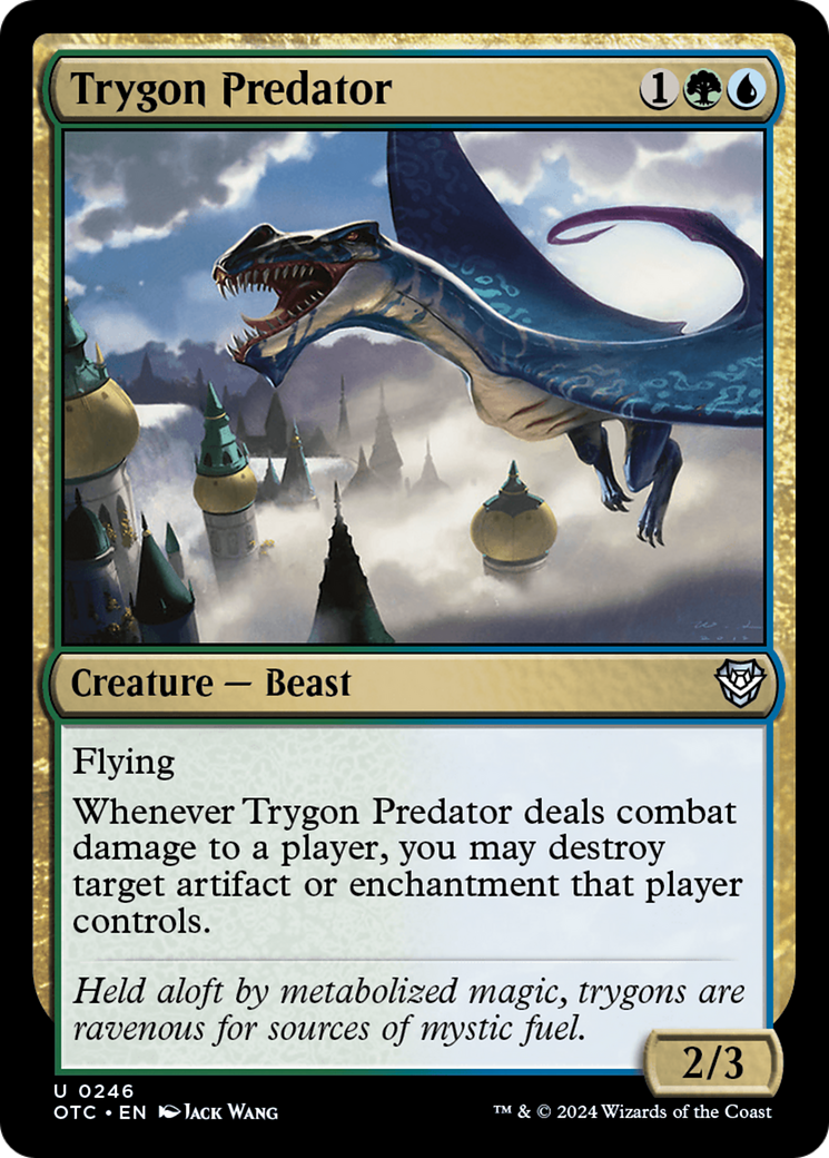 Trygon Predator [Outlaws of Thunder Junction Commander] | I Want That Stuff Brandon