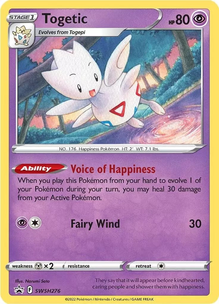 Togetic (SWSH276) [Sword & Shield: Black Star Promos] | I Want That Stuff Brandon