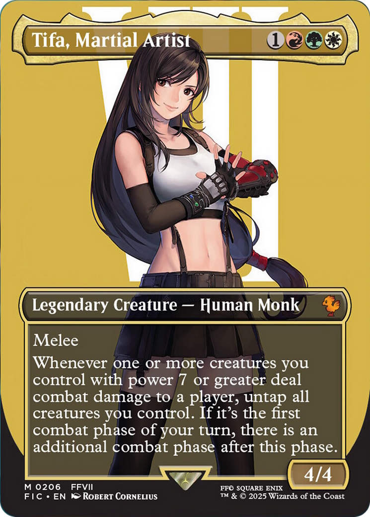 Tifa, Martial Artist (Borderless) [FINAL FANTASY Commander] | I Want That Stuff Brandon