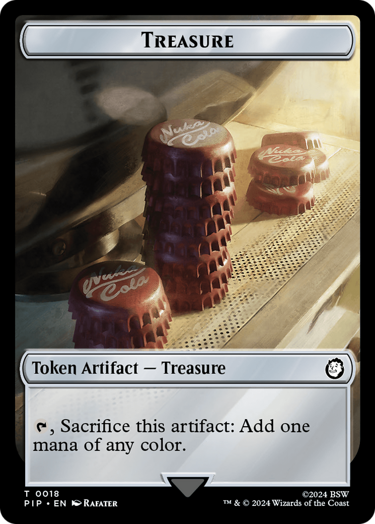 Treasure (018) // Wasteland Double-Sided Token [Fallout Tokens] | I Want That Stuff Brandon