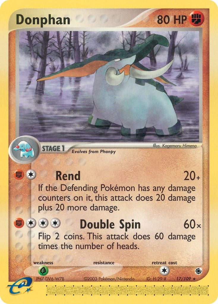 Donphan (17/109) [EX: Ruby & Sapphire] | I Want That Stuff Brandon