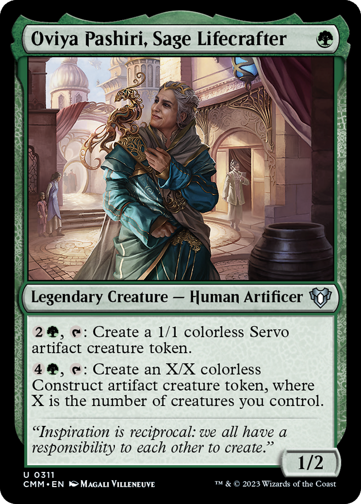 Oviya Pashiri, Sage Lifecrafter [Commander Masters] | I Want That Stuff Brandon