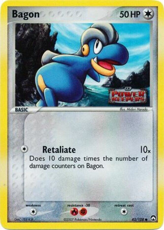 Bagon (43/108) (Stamped) [EX: Power Keepers] | I Want That Stuff Brandon