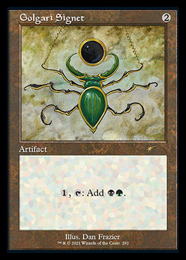 Golgari Signet (Retro) [Secret Lair Drop Series] | I Want That Stuff Brandon