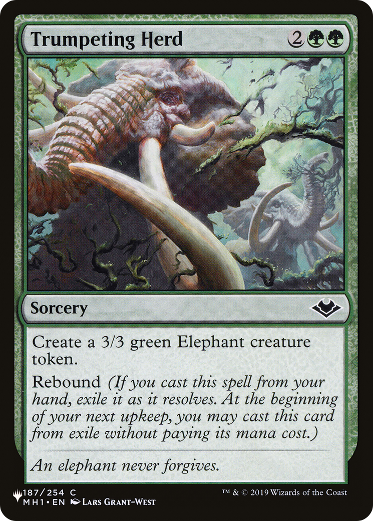 Trumpeting Herd [The List Reprints] | I Want That Stuff Brandon