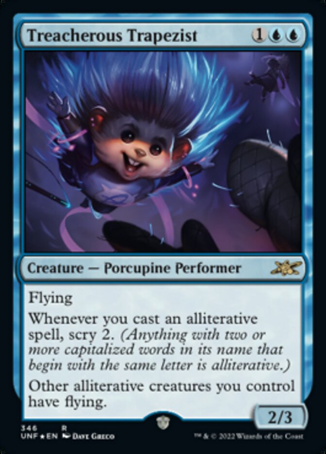 Treacherous Trapezist (Galaxy Foil) [Unfinity] | I Want That Stuff Brandon