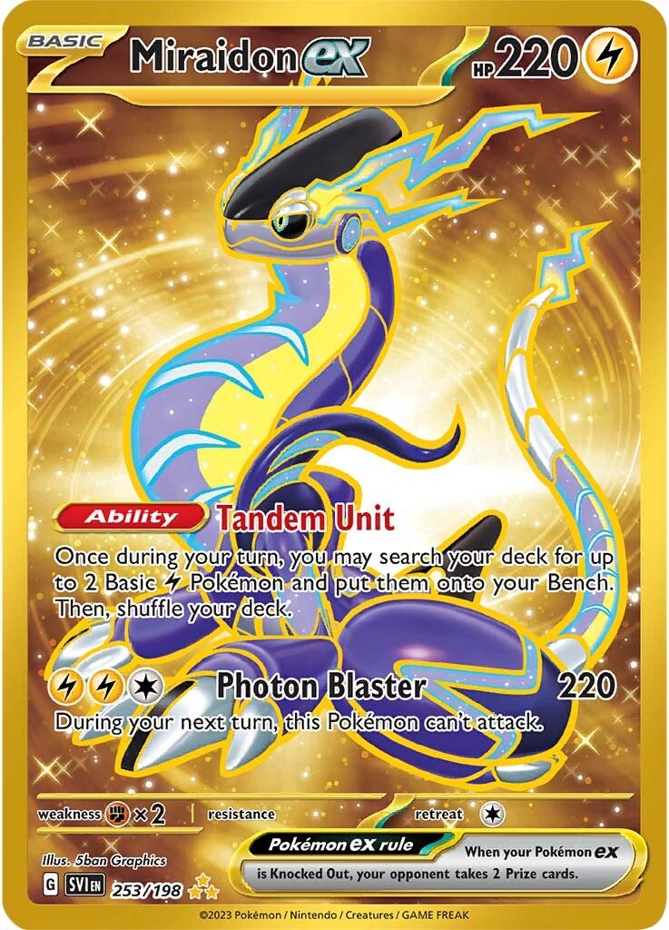 Miraidon ex (253/198) [Scarlet & Violet: Base Set] | I Want That Stuff Brandon