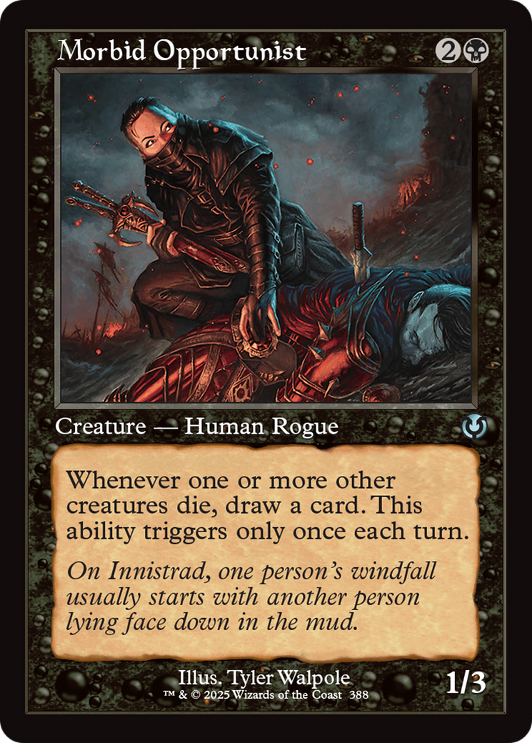 Morbid Opportunist (Retro Frame) [Innistrad Remastered] | I Want That Stuff Brandon