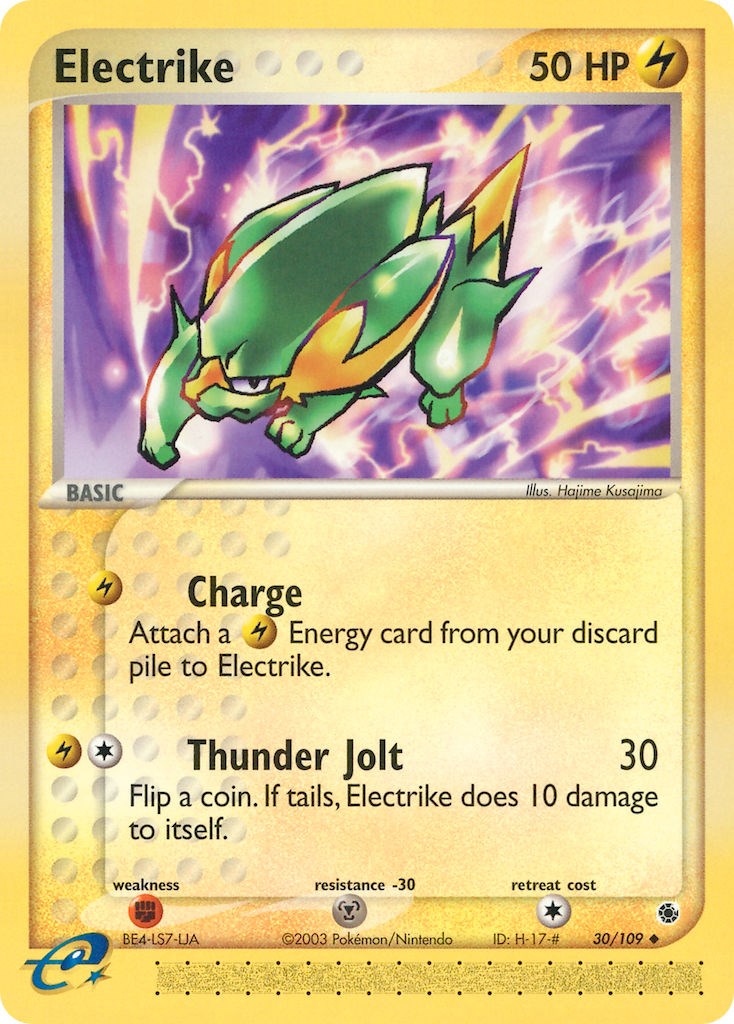 Electrike (30/109) [EX: Ruby & Sapphire] | I Want That Stuff Brandon