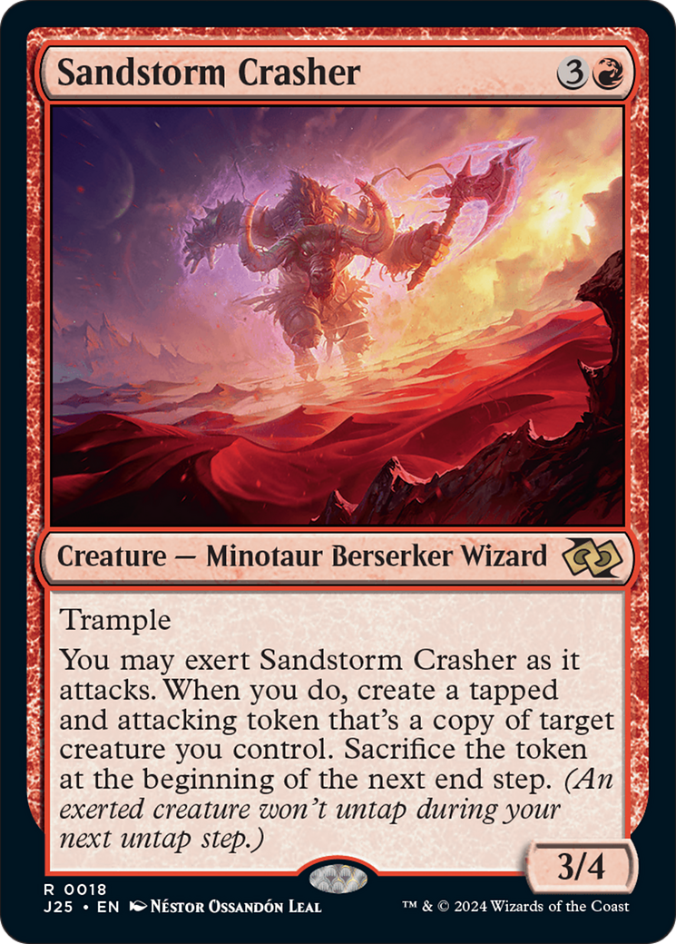 Sandstorm Crasher [Foundations Jumpstart] | I Want That Stuff Brandon