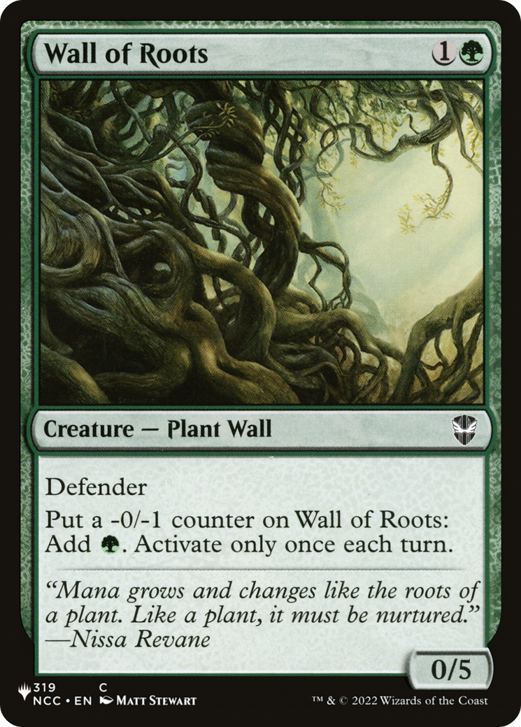 Wall of Roots [The List Reprints] | I Want That Stuff Brandon