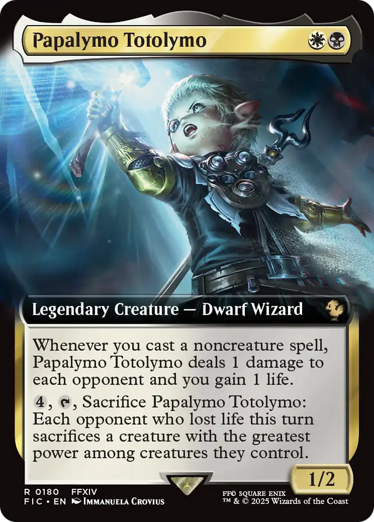 Papalymo Totolymo (Extended Art) [FINAL FANTASY Commander] | I Want That Stuff Brandon